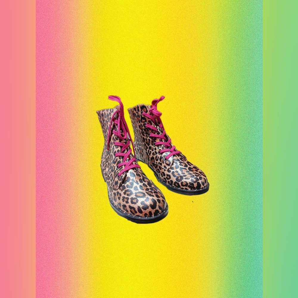 Lukas sz 4 mettalic leopard boots
